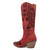 Dingo Womens Western Swing Red Leather 13in Cowboy Boots