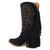 Dingo Womens Star Power Bootie Black Suede 9in Cowboy Boots