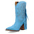 Dingo Womens Star Power Bootie Blue Suede 9in Cowboy Boots