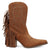 Dingo Womens Star Power Bootie Camel Suede 9in Cowboy Boots