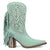Dingo Womens Star Power Bootie Mint Suede 9in Cowboy Boots