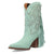 Dingo Womens Star Power Bootie Mint Suede 9in Cowboy Boots