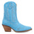 Dingo Womens Tiny Pony Bootie Blue Suede 8in Fashion Boots