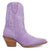 Dingo Womens Tiny Pony Bootie Lavender Suede 8in Fashion Boots