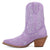 Dingo Womens Tiny Pony Bootie Lavender Suede 8in Fashion Boots
