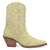 Dingo Womens Tiny Pony Bootie Lime Suede 8in Fashion Boots