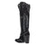 Dingo Womens Double Take Black Suede 18in Cowboy Boots