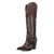 Dingo Womens Double Take Brown Suede 18in Cowboy Boots