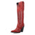Dingo Womens Double Take Red Suede 18in Cowboy Boots
