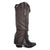 Dingo Womens Shabby Black Leather 16in Cowboy Boots