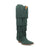 Dingo Womens Wild Child Green Suede Cowboy Boots