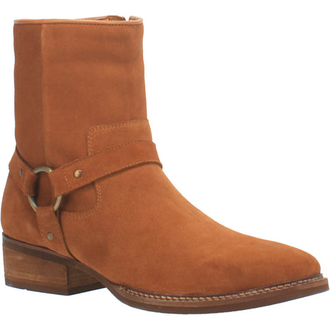 Dingo Mens Calgary Ankle Boots Leather Whiskey 13 D