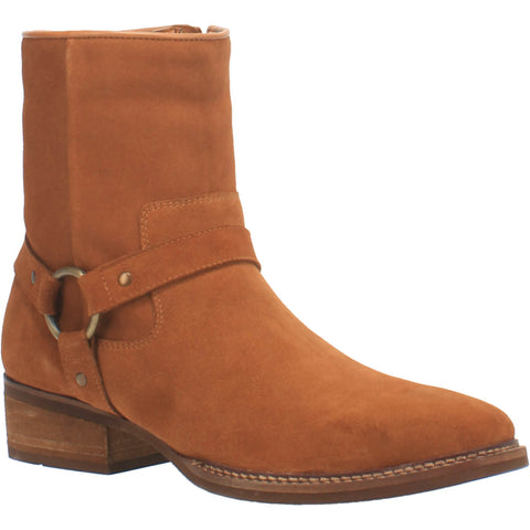 Dingo Mens Calgary Ankle Boots Leather Whiskey 13 D