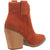 Dingo Womens Flannie Ankle Boots Leather Rust