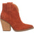 Dingo Womens Flannie Ankle Boots Leather Rust