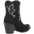 Dingo Womens Joyride Bootie Black Suede Fashion Boots