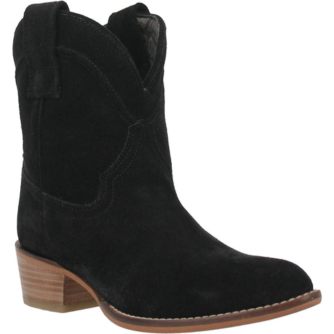 Dingo Womens Tumbleweed Cowboy Boots Leather Black