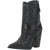 Dingo Womens Crown Jewel Bootie Black Leather Fashion Boots