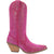 Dingo Womens Silver Dollar Fuchsia Leather Fashion Boots