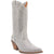 Dingo Womens Silver Dollar Silver Leather Fashion Boots