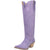 Dingo Womens Thunder Road Periwinkle Suede Fashion Boots