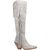 Dingo Womens Sky High Off White Leather Fashion Boots