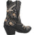 Dingo Womens Primrose Cowboy Boots Leather Black