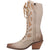 Dingo Womens San Miguel Cowboy Boots Leather Sand