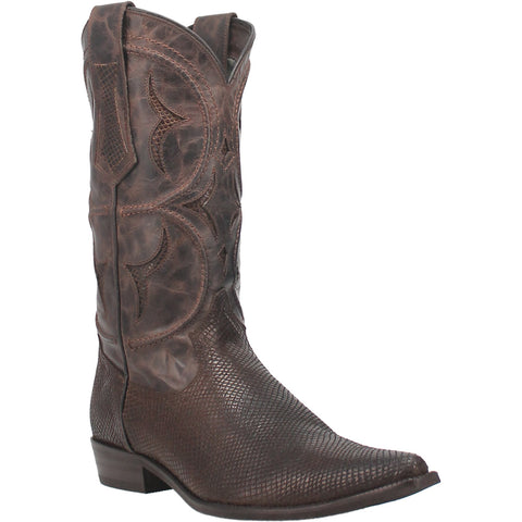 Dingo Mens Dodge City Cowboy Boots Leather Brown