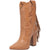 Dingo Womens Night Bootie Cowboy Boots Leather Camel 6 M