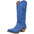 Dingo Womens Out West Cowboy Boots Leather Blue