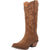Dingo Womens Out West Cowboy Boots Leather Camel