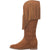 Dingo Womens Hassie Camel Leather Fashion Boots