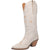 Dingo Womens Full Bloom Cowboy Boots Leather White