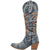 Dingo Womens Texas Tornado Cowboy Boots Leather Blue