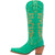 Dingo Womens Texas Tornado Green Denim Fashion Boots