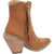 Dingo Womens Classy N Sassy Bootie Cowboy Boots Leather Camel Suede