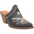 Dingo Womens Wildflower Mule Mule Shoes Leather Black