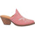 Dingo Womens Wildflower Mule Mule Shoes Leather Pink