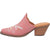 Dingo Womens Wildflower Mule Mule Shoes Leather Pink