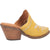 Dingo Womens Wildflower Mule Mule Shoes Leather Yellow