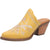 Dingo Womens Wildflower Mule Mule Shoes Leather Yellow