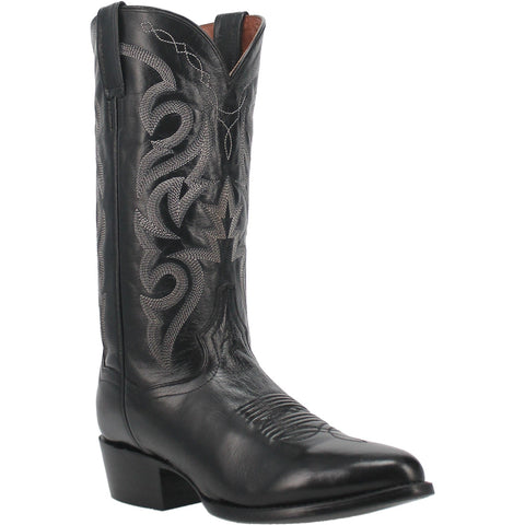 Dan Post Mens Milwaukee Cowboy Boots Leather Black 11 B