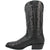 Dan Post Mens Tempe Black Full Quill Ostrich Cowboy Boots