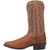 Dan Post Mens Tempe Cowboy Boots Ostrich Saddle Brown/Chocolate