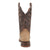 Dan Post Womens Kylo Taupe/Brown Full Quill Ostrich Cowboy Boots