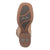 Dan Post Womens Kylo Taupe/Brown Full Quill Ostrich Cowboy Boots