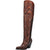 Dan Post Womens Seductress Over-The-Knee Boots Leather Chestnut