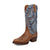 Dan Post Mens Bullock Tan/Denim Leather Cowboy Boots