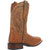 Dan Post Mens Alamosa Cowboy Boots Ostrich Saddle Tan/Brown